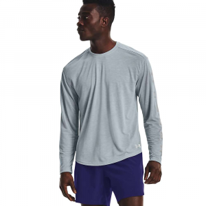 Under Armour Men's Train Anywhere Breeze LS Top Harbor Blue / Reflective