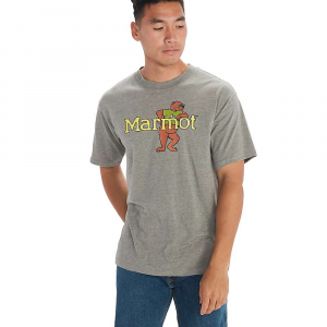 Marmot Men's Leaning Marty SS Tee Charcoal Heather