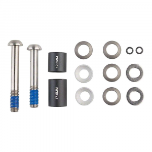 Avid 20mm Disc Post Spacer Kit with Titanium Standard Bolts Silver