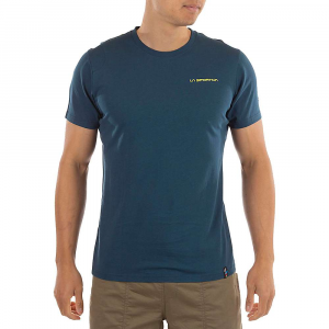 La Sportiva Men's Back Logo T-Shirt Storm Blue