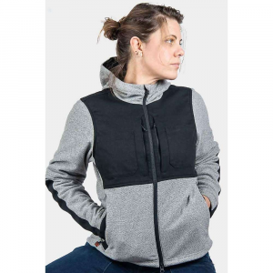 Dovetail Women's Apelian Utility Work Fleece Jacket Grey / Black