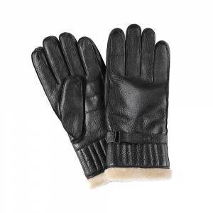 Barbour Men's Leather Utility Glove Black