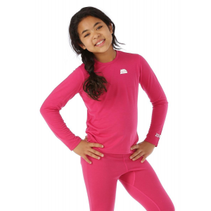 Zemu Solid First Layer Long Sleeve Crewneck - Girl's