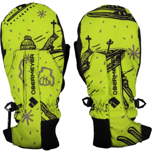 Obermeyer Thumbs Up Mitten Print - Youth