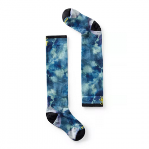 Smartwool Ski Zero Cushion Tie Dye Print OTC Socks - Youth