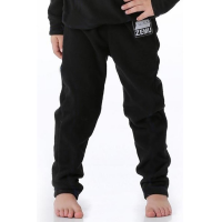 Zemu Little Boys Black Fleece Pant - Youth