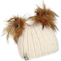 Turtle Fur Puff Balls Beanie - Youth
