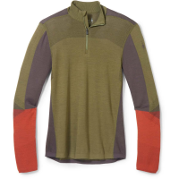 Smartwool Intraknit Thermal Merino Base Layer Colorblock 1/4 Zip - Men's