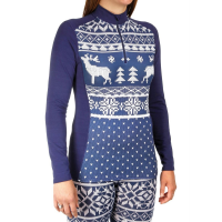 Hot Chillys Mec Print Zip-T - Women's