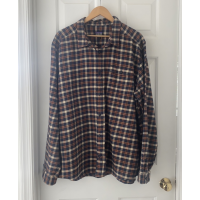 Men's Patagonia Organic Cotton Flannel Button Down Shirt XXL
