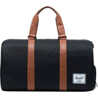 Novel 42.5L Duffle Black/Tan Synthetic Leather, One Size - Excellent