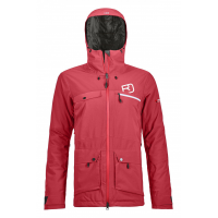 2L Swisswool Andermatt Jacket - Women's / Hot Coral / M