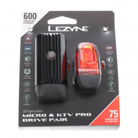 Lezyne Micro & KTV Pro Drive Bike Light Pair