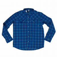 Eddy Shirt LS - Men's / Intrinsic Blue Check / L