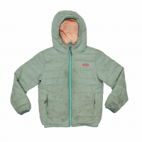 Stio Home Town Down Hooded Jacket- Kid's / Light Turquoise / 8
