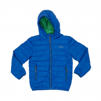 Stio Home Town Down Hooded Jacket- Kid's / Blue / 10