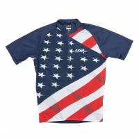 Louis Garneau American Flag Short Sleeve Cycling Jersey - Men's