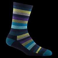 Women's Mystic Stripe Crew Lightweight Lifestyle Socks