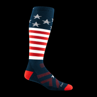 Men's Captain Stripe Over-the-Calf Midweight Ski & Snowboard Socks