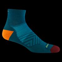 Men's Run Quarter Cushioned Ultra-Lightweight Running Socks