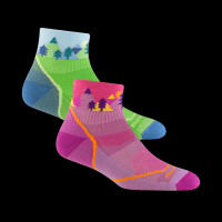 Kids Quest Quarter Hiking Sock 2-Pack