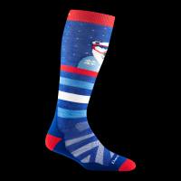 Kids Polar Patroller Over-The-Calf Midweight Ski & Snowboard Sock-Last Chance