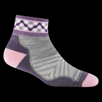Women's Throwback Quarter Ultra-Lightweight Running Sock-Last Chance