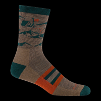 Men's Hike Hike Hut Micro Crew Midweight Hiking Socks