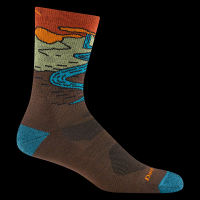 Men's Chasing Waterfalls Micro Crew Lightweight Hiking Socks