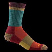 Men's Heady Stripe Micro Crew Lightweight Hiking Socks