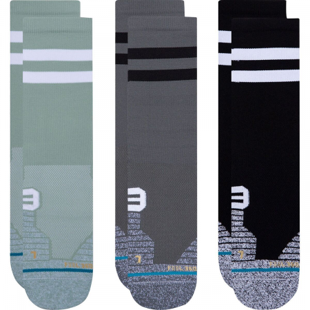 Franchise Crew Running Sock - 3-Pack