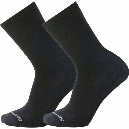 Everyday Solid Rib Crew Sock - 2-Pack