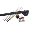Redington Topo 4-Piece Rod and Reel Combo