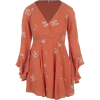 Free People Rayon Gauze Jasmine Embroidered Mini Dress - Women's