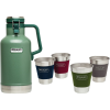 Stanley Classic 64oz Vacuum Growler + Adventure 12oz Stacking Steel Tumblers Gift Set