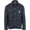 Pointer Brand Indigo Denim Raw Cone White Oak Chore Coat - Men's
