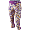 Nike Pro Cool Allover Print Tights - 3/4-Length - Girls'