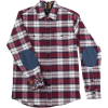 Pladra Leon Half Moon Maroon Flannel - Men's