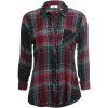Dylan Cassidy Rayon Plaid 1 Pocket Shirt - Women's
