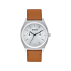Nixon Time Teller Deluxe Leather Watch