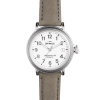 Shinola Runwell Coin Edge 38mm Leather Watch