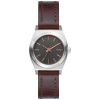 Nixon Small Time Teller Leather Watch - Women's