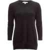White + Warren Cashmere Hi Lo Crewneck Sweater - Women's
