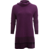 White + Warren Cashmere Plaited Trim Funnel Neck Sweater - Women's