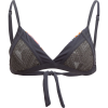 Maaji Jacquard Nights Reversible Fixed Triangle Bikini Top - Women's