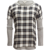 Dylan Lauren Plaid Drop Shoulder Top - Women's