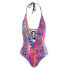Seafolly Mexican Summer Deep V Maillot One-Piece Swimsuit - Women's