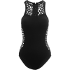 Seafolly Mesh Active High Neck Maillot One-Piece Swimsuit - Women's