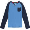Overdrive Henley Textured Knit Raglan With Pocket - Men's