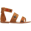 Soludos Embroidered Three Banded Sandal - Women's